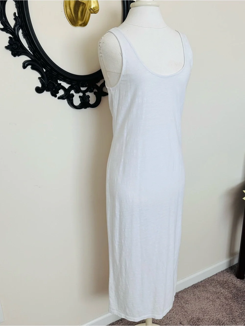 Z Supply White Sleeveless Maxi Tank Dress